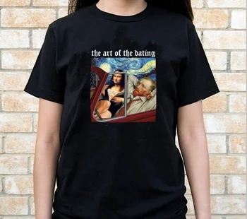 Fashionshow-JF umjetnost dating smiješno s javnošću t-shirt Majica apstraktna umjetnost Mona Lisa boje da Vinci košulja