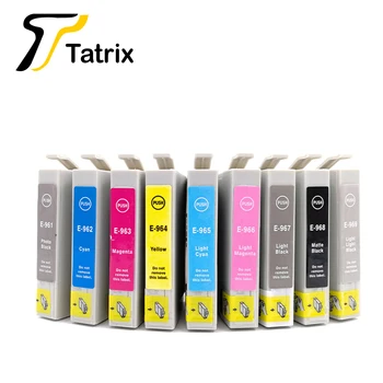 Tatrix je kompatibilan za Epson T0961 T0962 T0963 T0964 T0965 T0966 T0967 T0968 T0969 uložak odijelo za Epson Photo R2880