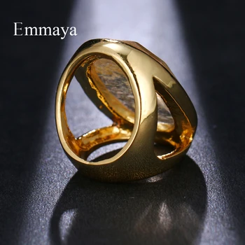 Emmaya New Design For Women Fashion Statement Oval-shape Muliticolor Choice Eye-catching Ring In Party Perfect Dress-Up
