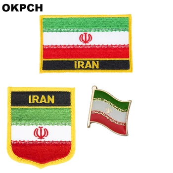 Irak zastava patch oznaka 3 kom. set zakrpa za odjeću DIY ukras PT0201-3