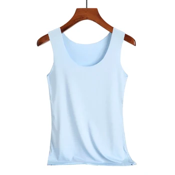 2019 ljetne ženske majice bez rukava Majica majice jednobojnu Seksi kombinacija majica i prsluk ženski casual dno Majice t-shirt