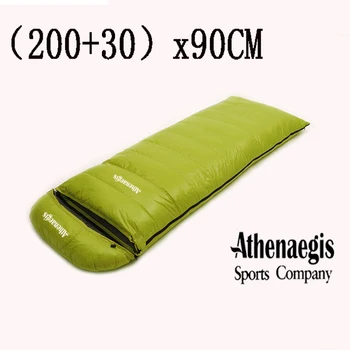 Ultralarge (200+30)x90CM Bijela guska dolje 1200g/1500g/1800g/2000g do punjenje vodootporan zgodan vreća za spavanje Slaapzak