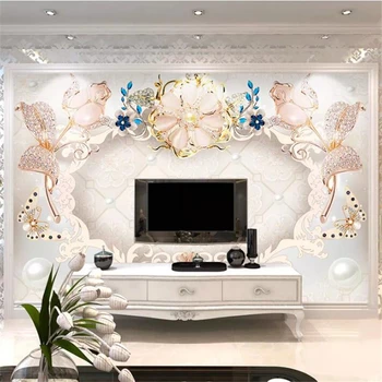 Beibehang Custom wallpaper 3D zidne high-end nakit gemstone interior wall 5d decoration painting wallpaper 8d papel de parede