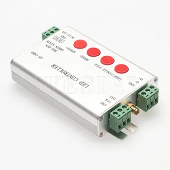 H806SB LED SD Card WIFI SPI Controller Max 2048 piksela kontrolirano podrška WS2811/WS2812B/UCS1903/SK6812/LPD8806/APA102/WS2801