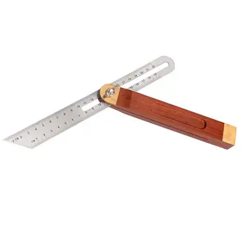 2 u 1 kut liniju manometri 8 u tri kvadrata klizanja T-oblika kosina linija oštrica od nehrđajućeg čelika drvena olovka alat za mjerenje razine