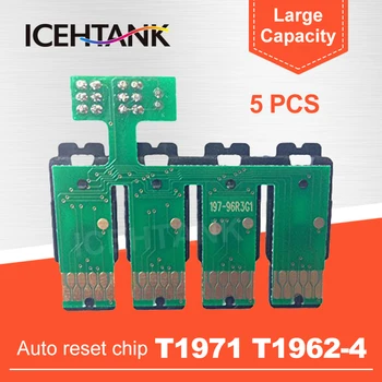 ICEHTANK 5PCS kompatibilan uložak chip ciss za EPSON T1971 T1964 ink cartirdge za Epson XP201 XP211 XP204 XP401 XP411 XP214