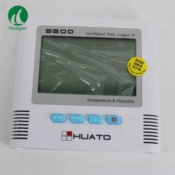 Data logger za temperaturu vlage Huato S500-TH temperatura i vlažnost se prikazuju istovremeno