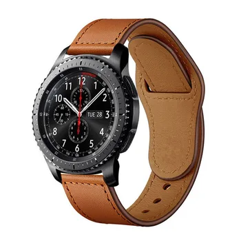 22 mm Kožni remen za Samsung Galaxy Watch 46 mm remen Gear S3 frontier band Huawei watch gt remen sportski narukvica remen za 44 sati