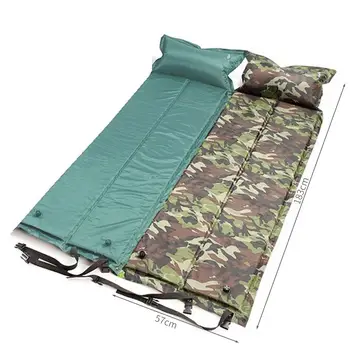 3 boje napuhavanje spavanje mat presavijeni na pola kamp mat sa jastuka zračni madrac za spavanje, jastuk vanjski šator isporuke