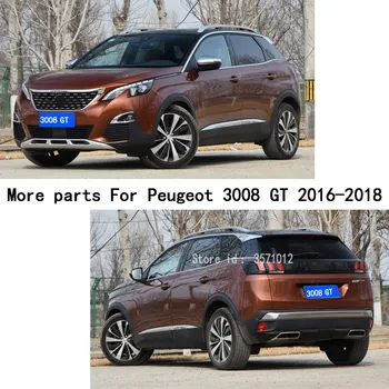 Za Peugeot 3008 GT 3008GT 2016 2017 2018 2019 2020 automobil od nehrđajućeg čelika prilog stup prozor srednji bollinger završiti okvira poklopac lampe