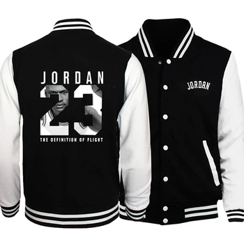 Jordan 23th muške jakne Dres print bejzbol jakne uniforma runo svakodnevni ulični odjeća 2020 jesen zima hip hop kaputi i jakne