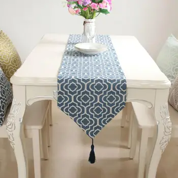 Table north US european style table runner wholesale embroider table runner for wedding hotel dinner party for shoe cabinet