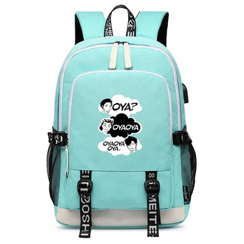 Visoka kvaliteta anime školske torbe Haikyuu VBC Bookbag Oxford putovanja ruksak djevojke Хината Shoyo pink školski USB laptop ruksak