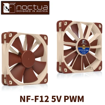 Noctua NF-NF-F12 5V PWM PWM 120mm CPU ili hlađenje hlađenje ventilatori kućište računala cpu hladnjak hladnjak tihi ventilator