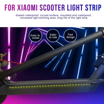 2 komada LED Light Strip Band šasije lampa vodootporan pribor za Xiaomi M365 Scooter LB88