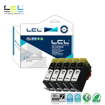 LCL 364XL 364 XL (5 kom Crna) kompatibilni Toner za HP Photosmart B8550 / B8553 / B8558/C6380/C6383/C5324/C5383/C5380