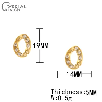 Srčani dizajn 14 * 19 mm 200 kom. perle pribor / HBK perle / naušnice zaključke i komponente / ručno / UV-učinak zlata / DIY perle rješenja