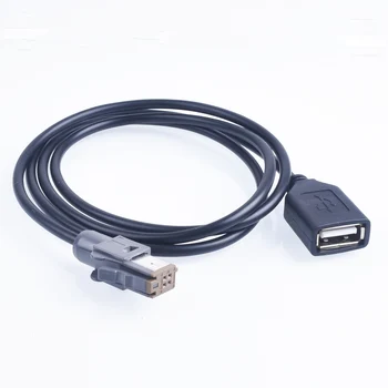 Auto-audio Aux Media Data Wire Plug To USB Adapter Conector za Toyota NHZN-W60G NHZN-X61G