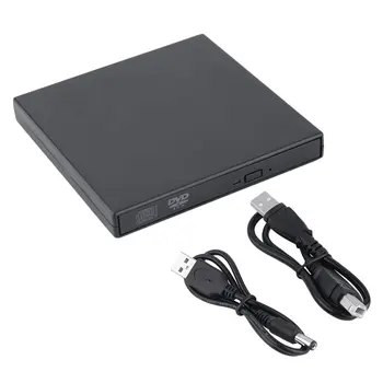 2021 novi USB 2.0 vanjski DVD Combo CD-RW Snimač CD Drive+-RW, DVD-ROM-a crna