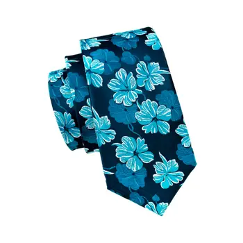 LS-1427 Barry.Wang moda muških kravata plavi cvijet svileni šal ergele дропшиппинг kravatu za muške vjenčanja posao