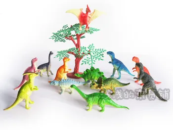 Postavite mali model dinosaura igračke 12 kom., Dužina 4-7 cm