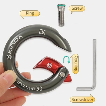XINDA podne 23kn Openable prsten aluminij 7075 multi дирекционное стробированное prsten za penjati