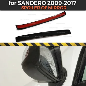 Spojleri ploča stakla za Renault / Dacia Sandero 2009-2017 ABS plastični zaštita od prskanja pribor zaštita automobila styling