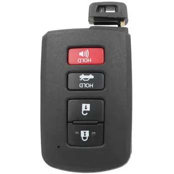 Nova zamjena 3+1 gumb Smart Remote Key Shell Case Fob 4 gumba poklopac ključ za vozila Toyota Avalon Camry