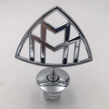 Za Maybach Logo Car Front 3D Standing Metal Emblem Auto Hood stražnji ikonu za Mercedes-Benz, Maybach C E S class S400 S500 S600