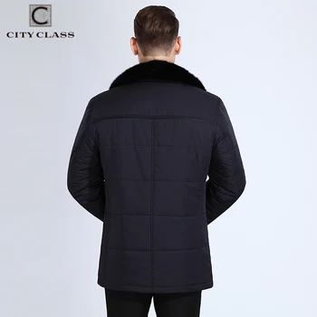 CITY CLASS 14M105 New men fashion casual slim fit set Thinsulate izmjenjivi odijelo норковый ovratnik besplatna dostava plava zimski 14M105