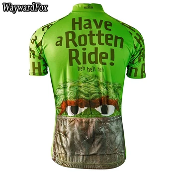 2018 green NEW Jerseys Summer men ' s Monster Cycling jersey Eat Cycling Clothes Bike Wear Clothes Bicycle Pro Racing Teamropa