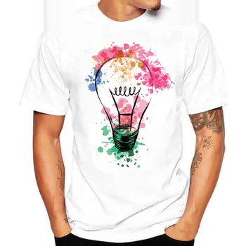 Ljetna moda 2020 Muška majica Bulb 3D Print T-Shirt Casual O-izrez kratkih rukava muške smiješno top grafičke tees muška vanjska odjeća