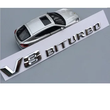3D slova za Mercedes-Benz E63 C63 S63 GLE63 GLC63 GLS63 CLS63 AMG Fender V8 BITURBO V8BITURBO amblem ikone simbol naljepnica
