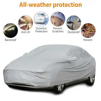 Svestrani full navlaka anti UV vanjski korištenje za Kišu i mraz, snijeg je prašinu, vodootporan zaštita automobila zaštitnik poklopca S/M/L / XL / XXL