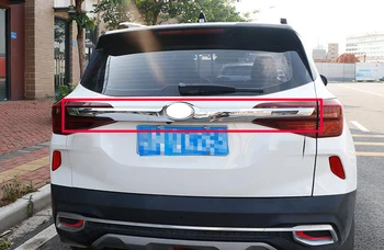 Kia Seltos 2019 2020 2021 auto oprema kromirana ABS stražnja vrata prtljažnika i poklopac prtljažnika završiti poklopca prtljažnika prilog