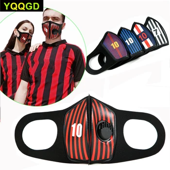 1Pcs Unisex Anti Dust Face Cover, spužvasto Maska polovica lica zaštitna prati i reusable, za gledanje nogometne utakmice