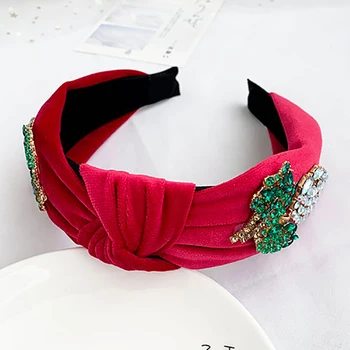 ZHINI New Fashion Knot Cross DIY Unikatni Headband for Women 6 boja identitet gorski kristal luk folijom pribor za kosu nakit