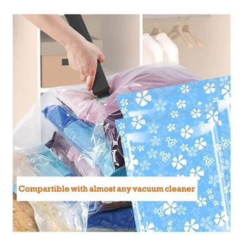 7шт ca vakuum vrećice za spremanje tkiva komprimirani torbu s ručnom pumpom višekratna deka odjeća deka organizator