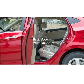Auto oprema vrata prag jastuk branič od nehrđajućeg čelika Dobrodošli na papučicu naljepnice vanjski ukrasi za DODGE CHALLENGER 2009-2020