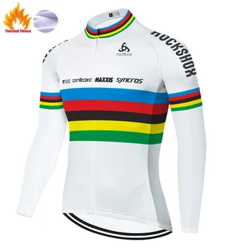 2020 winter jersey hombre TEAM Scottes-Rc CYCLING JERSEY MUŠKE Zimske thermal fleece pro jersey ropa ciclismo invierno
