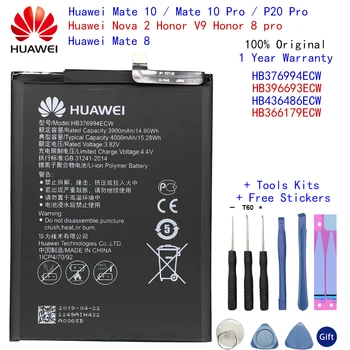 Huawei originalna baterija HB396693ECW HB436486ECW HB366179ECW HB376994ECW za Huawei P20 Pro Nova 2 honor V9 8 Pro Mate, 8 10 Pro