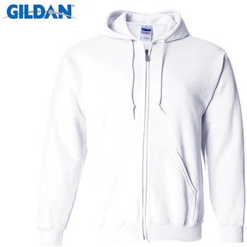 Gildan Marka kardigan Muške veste majica sa patent-zip Muška odjeća svakodnevni Slim Fit džep majica hoodies muška sportska odjeća