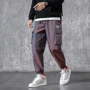 Ulica hlače-teretni hip-hop sweatpants za muškarce trkača 2020 muški sportski odijelo hlače Harajuku elastične hlače osoba Techwear