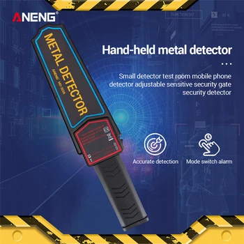 Mikrofon visoke osjetljivosti detektora metala super skeneri Prijenosni ručno sruši metal detektor e-sonda alati Pinpointing New