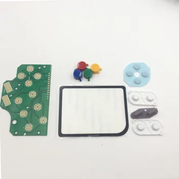 Za DMG GB plastike A B Button & Silicon Select Start gumeni gumb za Malina Pi Zero PCB Board & Objektiv Zaštitnik