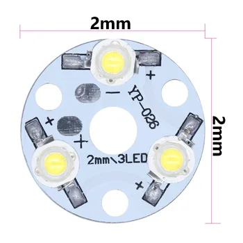 5PCS LED Beads Lamp 3W High Power LED Light-Emitting Diode LED SMD Chip cool white za reflektor Downlight Lamp Bulb