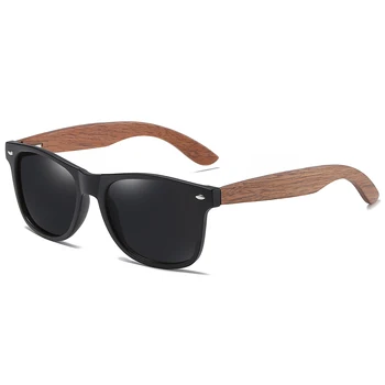Kithdia Environment-Friendly Black Walnut Wood UV400 polarizovana bambus sunčane naočale muška moda modni anti-plave objektiv S7061h