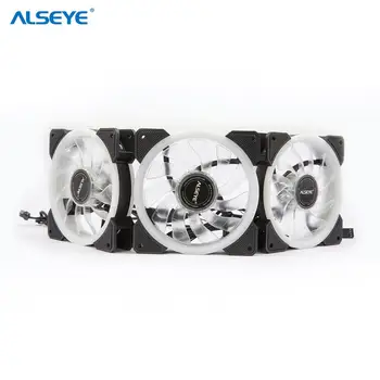 ALSEYE D-Ringer 120 mm Aura Sync kućište računala ventilator podesiva RGB rasvjeta PC hladnjak za hlađenje ARGB ventilator za hlađenje