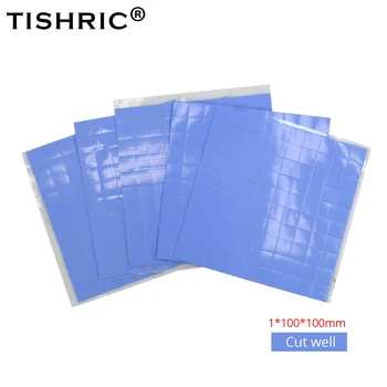 TISHRIC 10шт računalo PC ventilator hladnjaka теплоотвод rashladni cooler GPU, CPU topline jastučići 1 mm vodljivi silikonska brtva