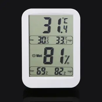 TH028 digitalni термогигрометр unutarnji termometar i detektor vlage 4,5-inčni LCD zaslon s velikim zaslonom